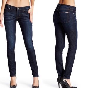 Hudson Krista Super Skinny Dark Jeans